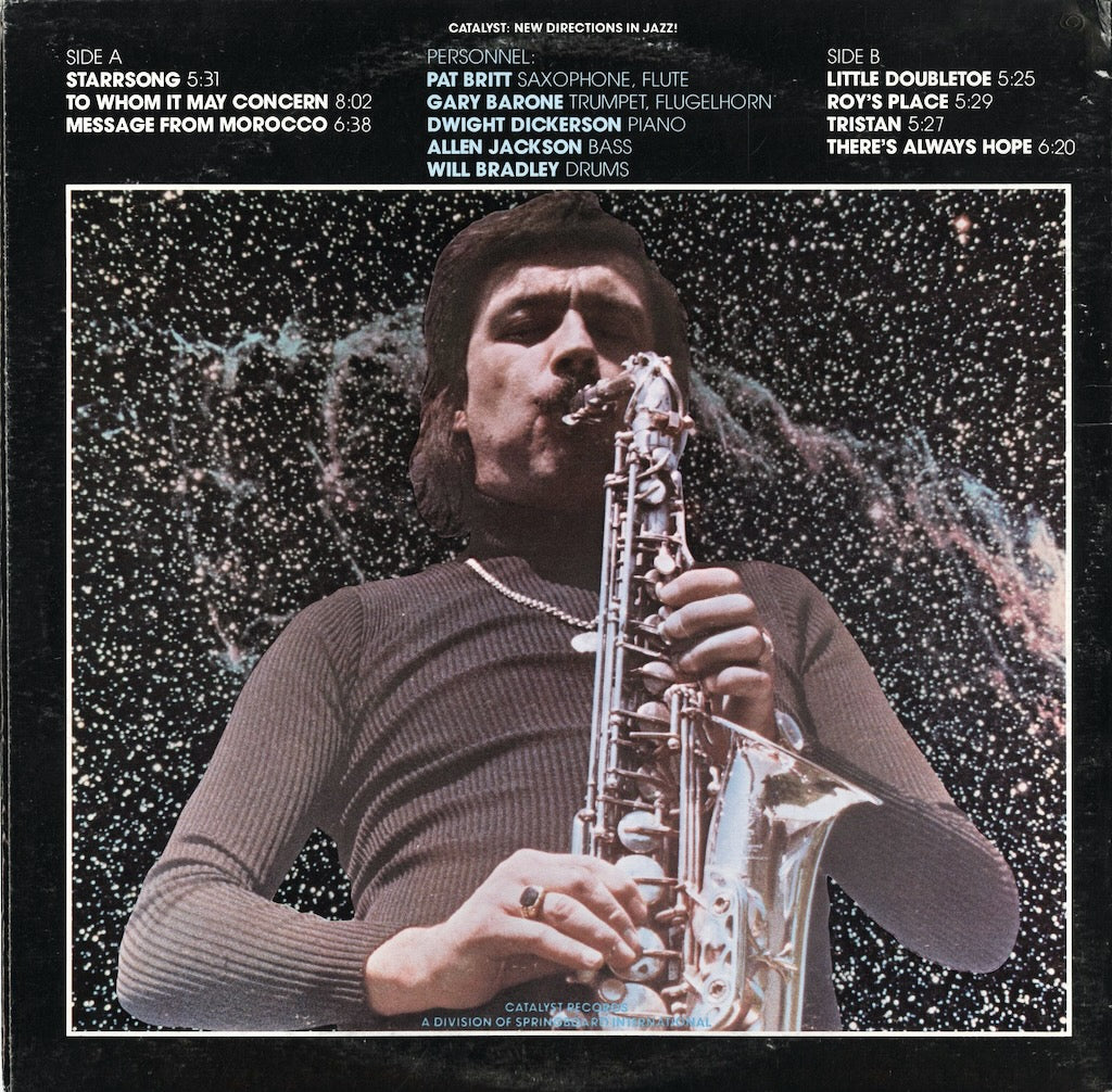 Pat Britt – Starrsong (CAT-7612) LP 1976 US Catalyst | 中古LP