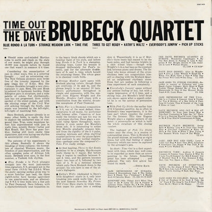 Dave Brubeck - Time Out (20AP 1459) LP 1979 JPN CBS/Sony｜中古LP