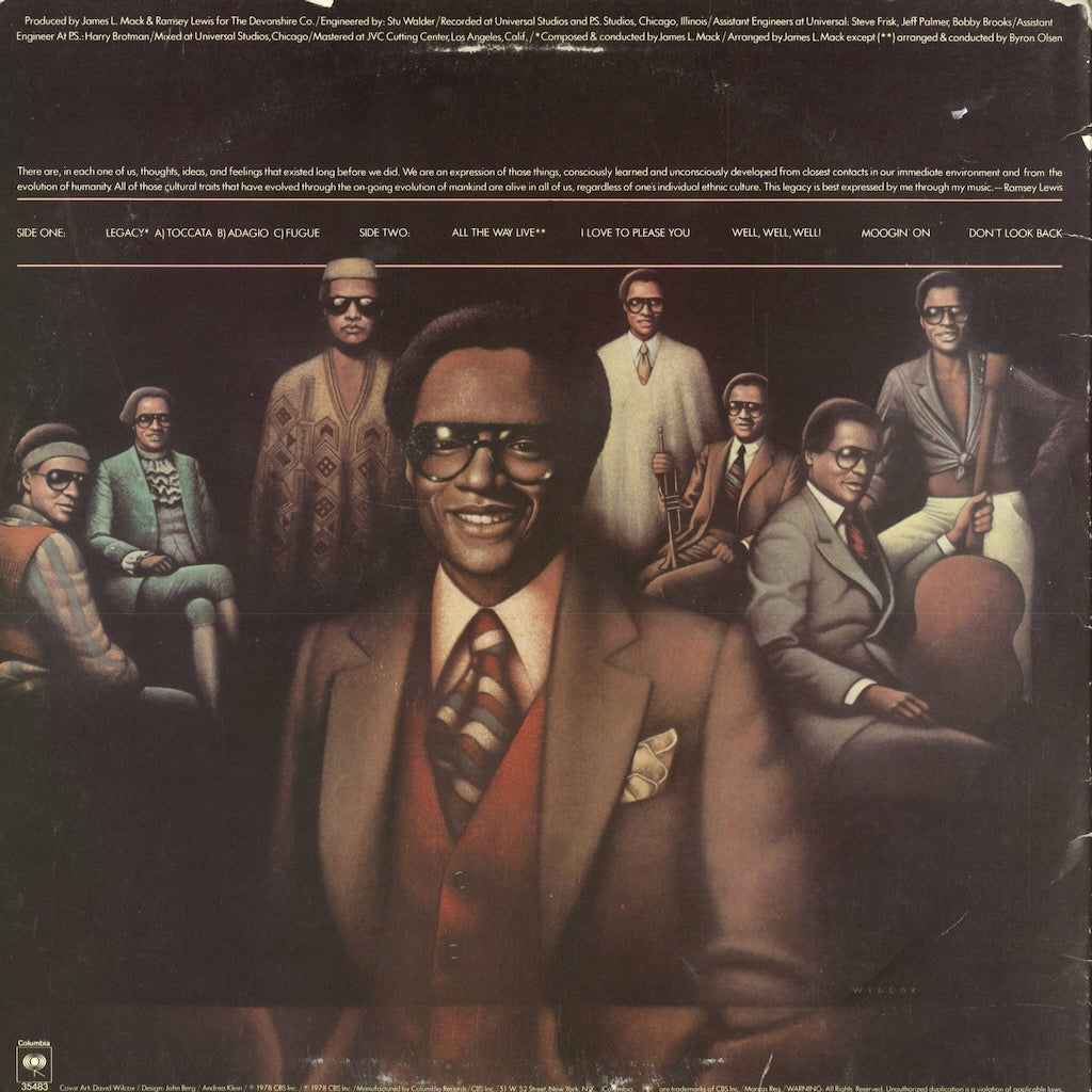Ramsey Lewis - Legacy (JC 35483) 1978 US Columbia｜中古LP