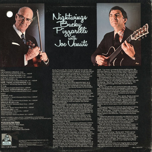 Bucky Pizzarelli – Nightwings (BDL1-1120) LP 1975 US Flying Dutchman | 中古LP