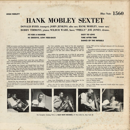 Hank Mobley - Hank (BLP 1560) LP 1970 US Blue Note｜中古LP