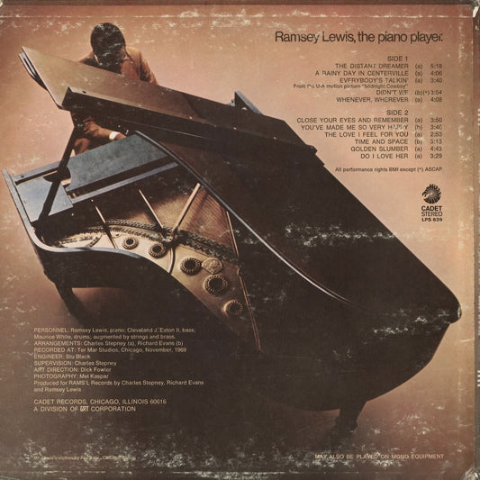 Ramsey Lewis – Ramsey Lewis, The Piano Player (LPS-836DJ) LP 1970 US Cadet | 中古LP