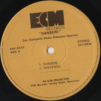 Jan Garbarek Bobo Stenson Quartet / Dansere (PAP-9042)