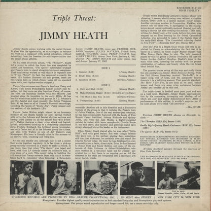 Jimmy Heath / ジミー・ヒース / Triple Threat (RLP 400)