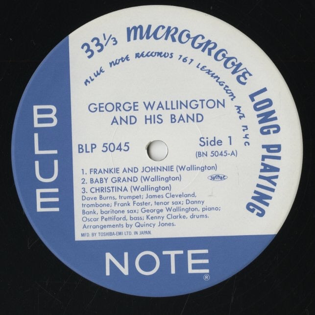 George Wallington / ジョージ・ウォーリントン / George Wallington Showcase (BN 5045)