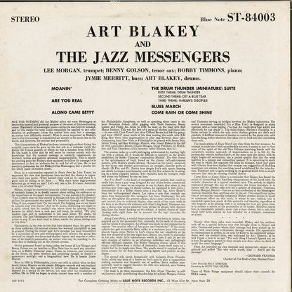 Art Blakey And The Jazz Messengers - Moanin' (GXF 3002) 1977 JPN Blue Note｜中古LP