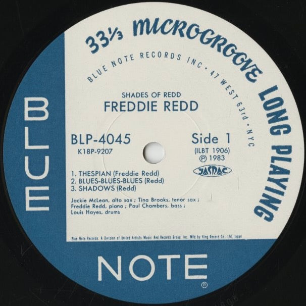 Freddie Redd / フレディ・レッド / Shades Of Redd (K18P 9207)