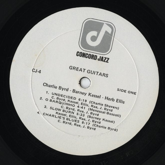Charlie Byrd, Barney Kessel, Herb Ellis / チャーリー・バード, バーニー・ケッセル, ハーブ・エリス / Great Guitars (CJ-4)