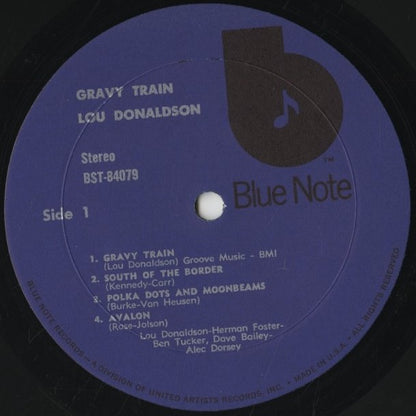 Lou Donaldson / ルー・ドナルドソン / Gravy Train (BST 84079)