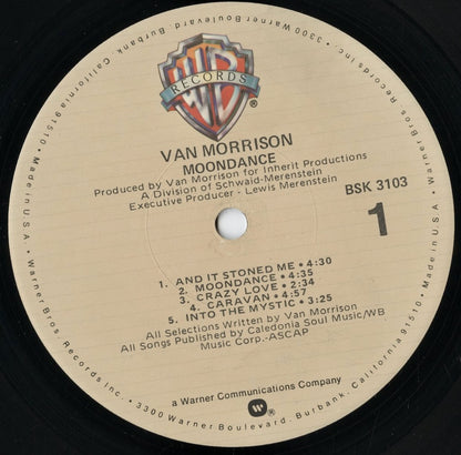Van Morrison - Moondance (BSK 3103) 1978 US Warner Bros.｜中古LP
