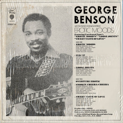 George Benson - Erotic Moods (L.P. 131) 1978 US Paul Winley｜中古LP