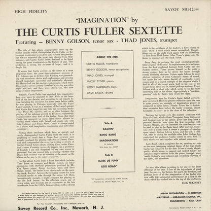 Curtis Fuller – Imagination (MG 12144) 1970's US Savoy | 中古LP