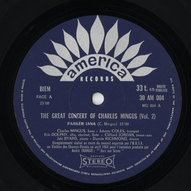 Charles Mingus / チャールズ・ミンガス / The Great Concert Of Charles Mingus -3LP (30 AM 003-004-005)