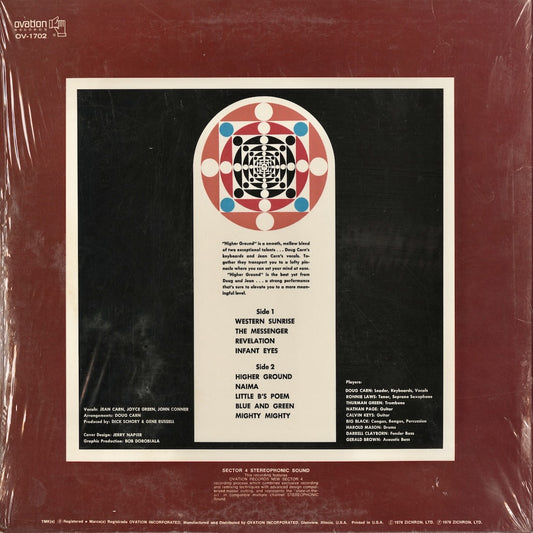 Doug & Jean Carn / ダグ・アンド・ジーン・カーン / Higher Ground (OV-1702)