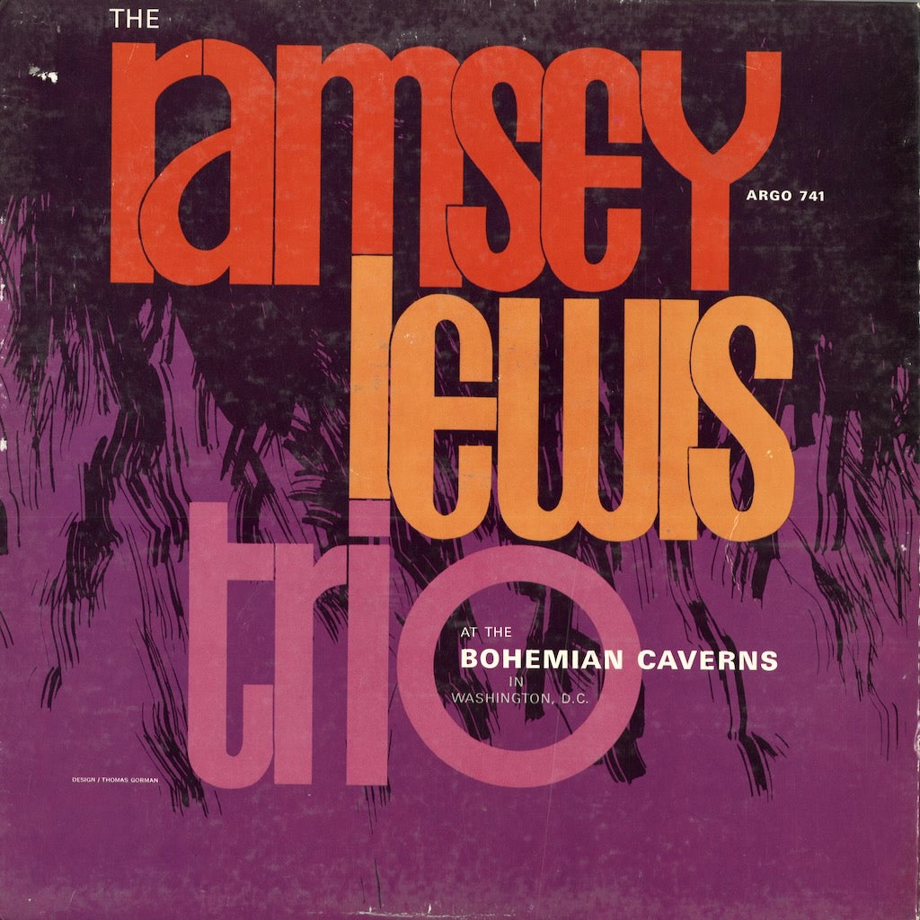 The Ramsey Lewis Trio - At The Bohemian Caverns (LP-741) 1964 US Argo｜中古LP ラムゼイ・ルイス