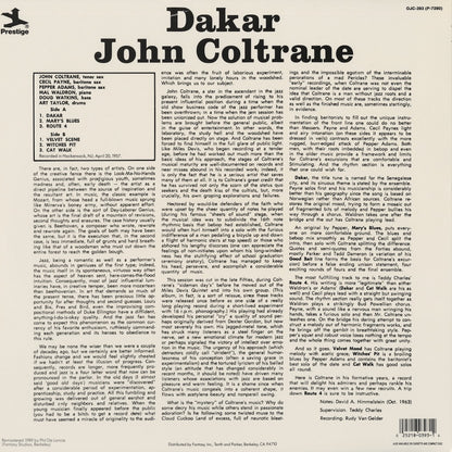 John Coltrane / ジョン・コルトレーン / Dakar (OJC-393)