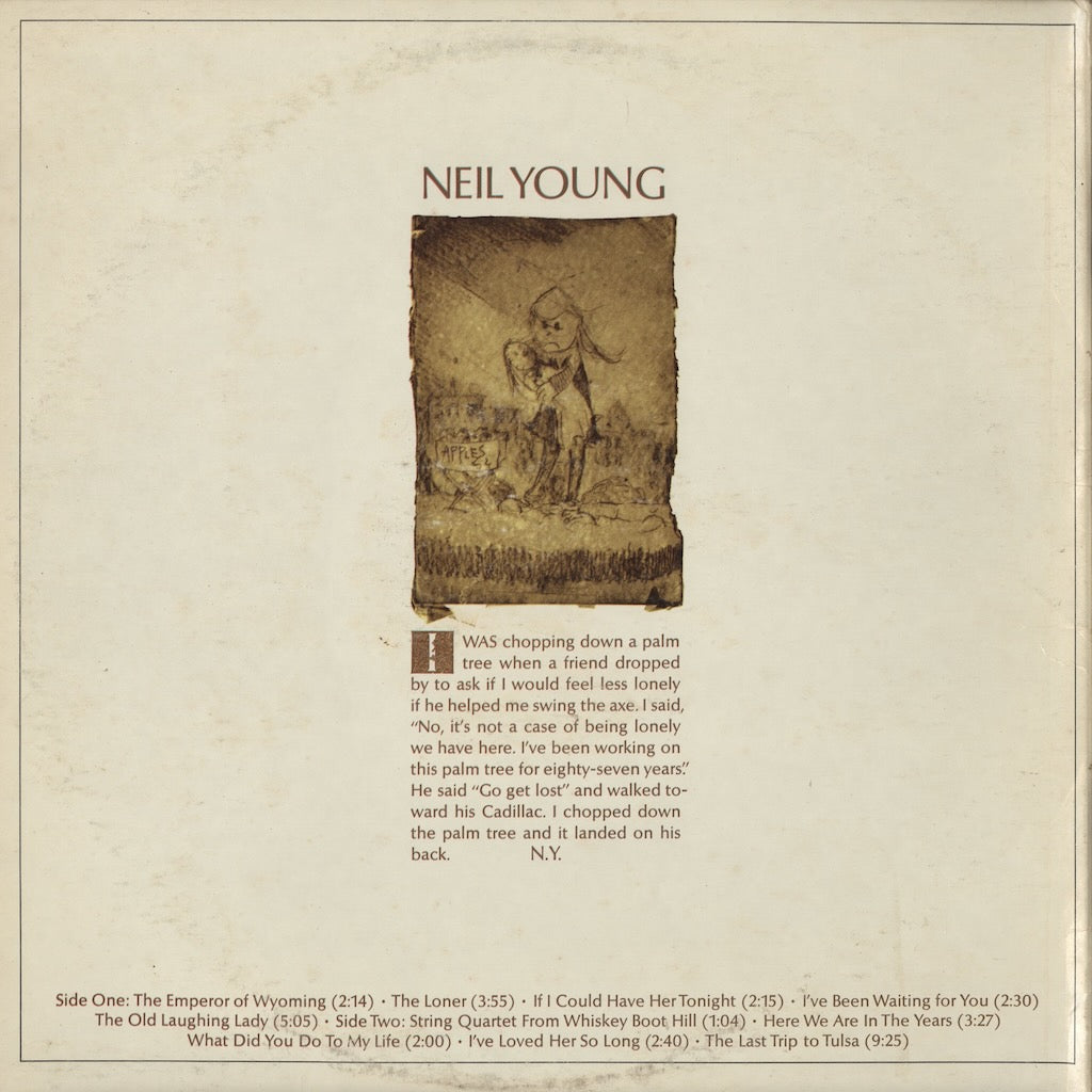 Neil Young - Neil Young (RS 6317) LP 1970 US Reprise｜中古LP