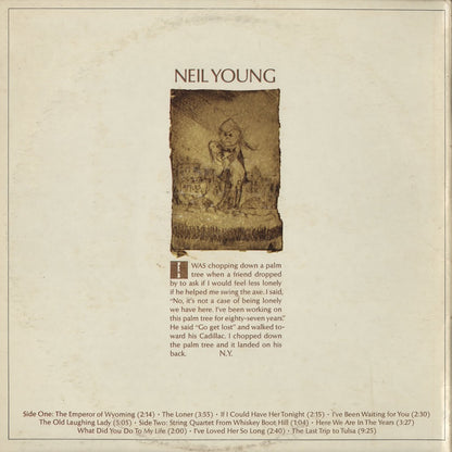 Neil Young - Neil Young (RS 6317) LP 1970 US Reprise｜中古LP