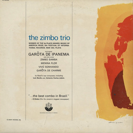 Zimbo Trio - The Zimbo Trio (PJ-10103) 1966 US Pacific Jazz｜中古LP