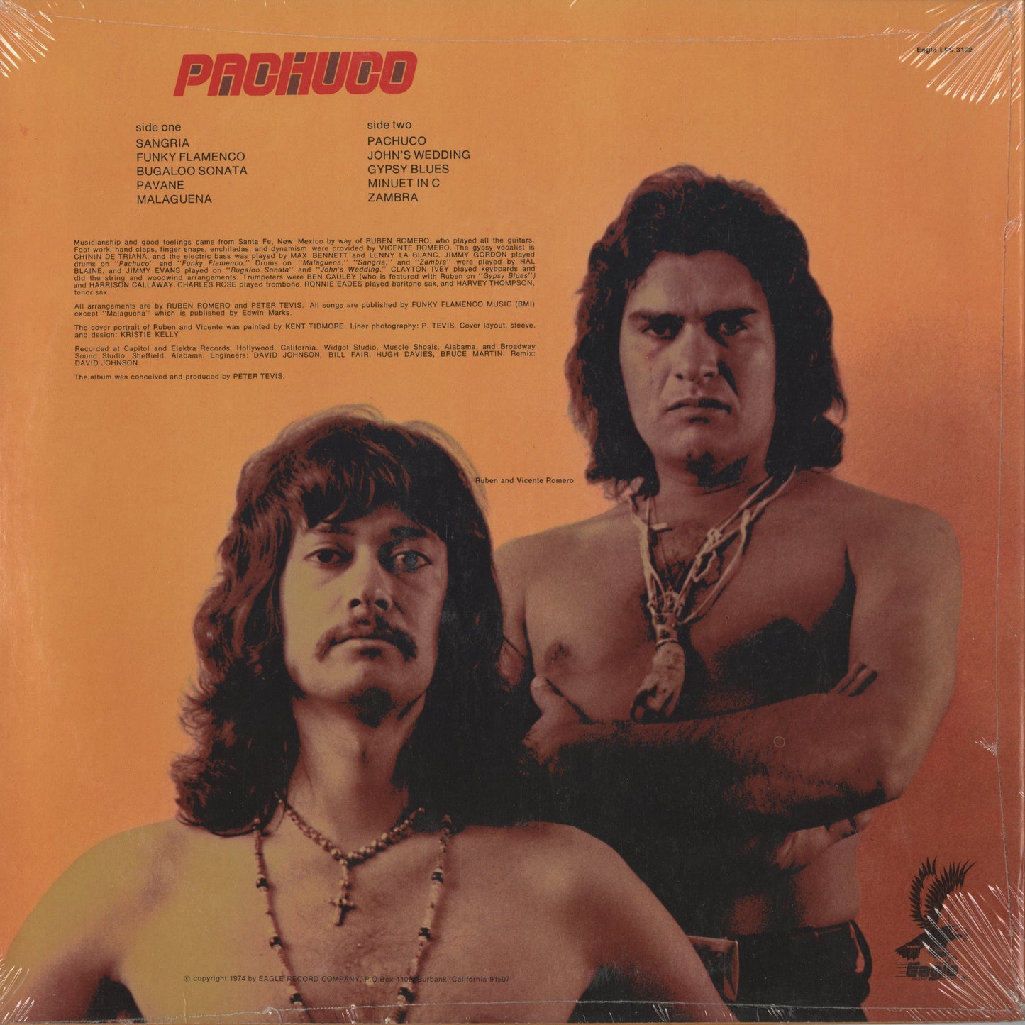 Pachuco - S.T. (LPS 3132) LP 1974 US Eagle｜中古LP 未開封シールド