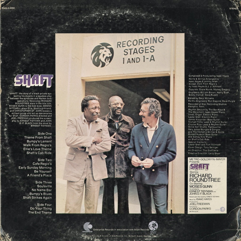 Isaac Hayes - Shaft - OST (ENS-2 5002) 1971 US Enterprise PROMO MONO｜中古LP