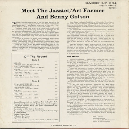 Art Farmer / Benny Golson – Meet The Jazztet (MJ-1001) 1975 JPN Cadet｜中古LP