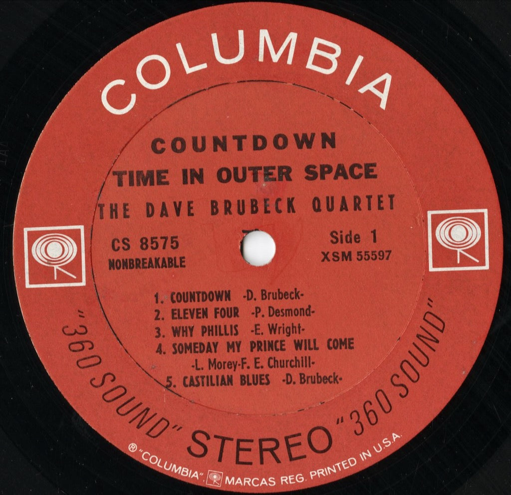 Dave Brubeck - Countdown Time In Outer Space (CS 8575) 1963 US Columbia｜中古LP