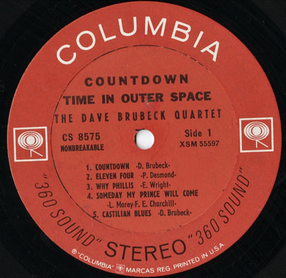Dave Brubeck - Countdown Time In Outer Space (CS 8575) 1963 US Columbia｜中古LP