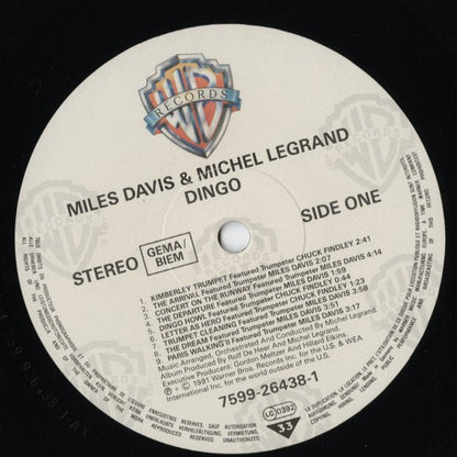 Miles Davis & Michel Legrand / マイルス・デイヴィス, ミシェル・ルグラン / Dingo  (7599-26438-1)