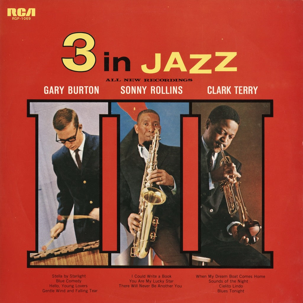 Gary Burton / Sonny Rollins / Clark Terry - 3 In Jazz (RGP-1069) RCA