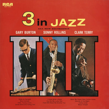 Gary Burton / Sonny Rollins / Clark Terry - 3 In Jazz (RGP-1069) RCA