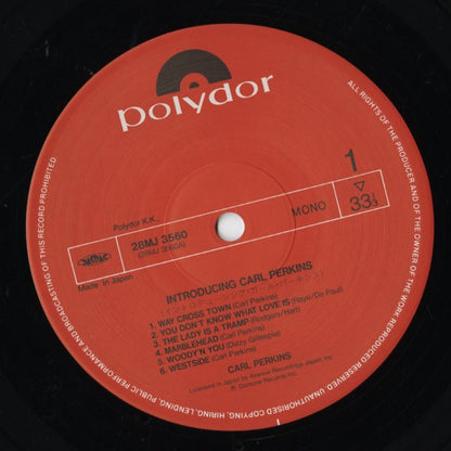 Carl Perkins / カール・パーキンス / Introducing... (28MJ 3560)