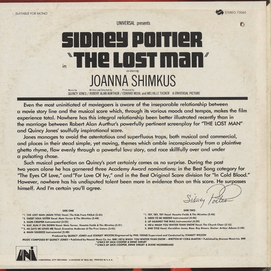 Quincy Jones / クインシー・ジョーンズ / The Lost Man (O.S.T.) (73060)
