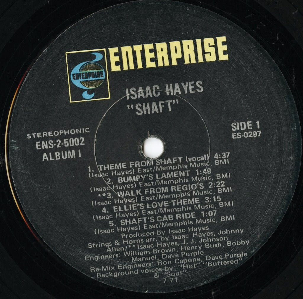 Isaac Hayes / アイザック・ヘイズ / Shaft -OST (ENS-2 5002)