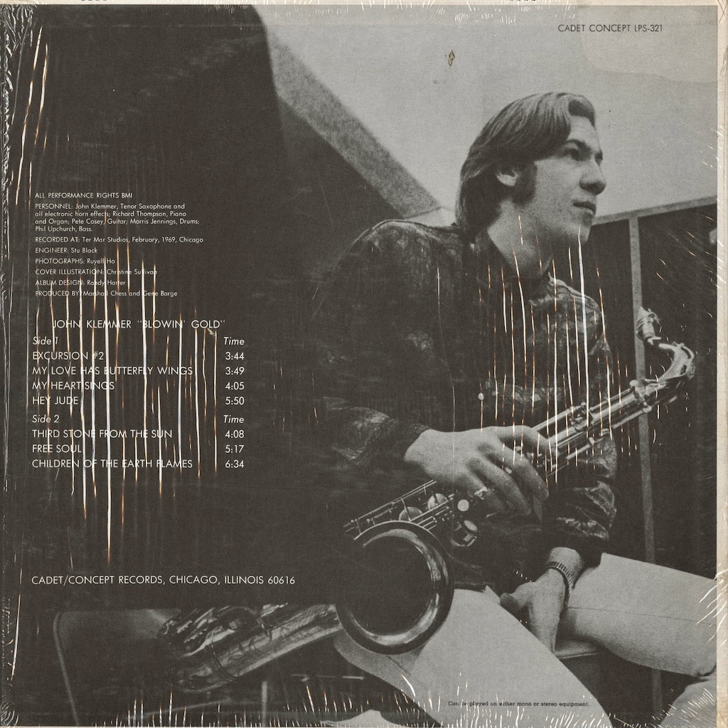 John Klemmer / ジョン・クレマー / Blowin' Gold (LPS 321