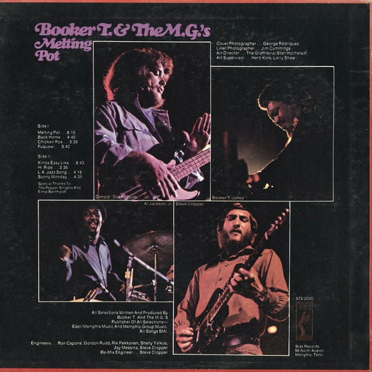 Booker T. & The M.G.'s – Melting Pot (STS-2035) 1970 US Stax | 中古LP