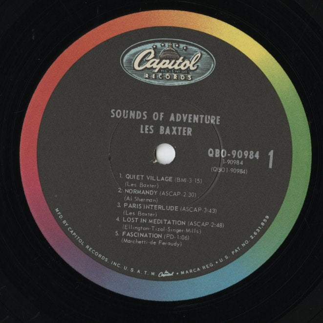 Les Baxter - The Sounds Of Adventure (QBO 90984) LP 1968 US