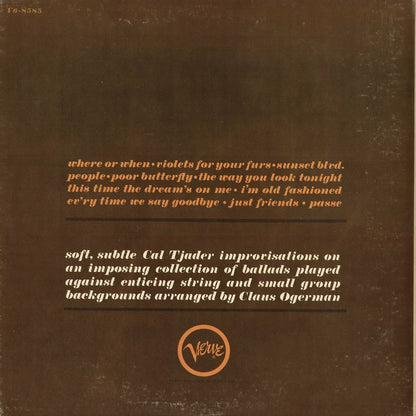Cal Tjader - Warm Wave (SMAS-90714) 1964 US Verve-MGM｜中古LP
