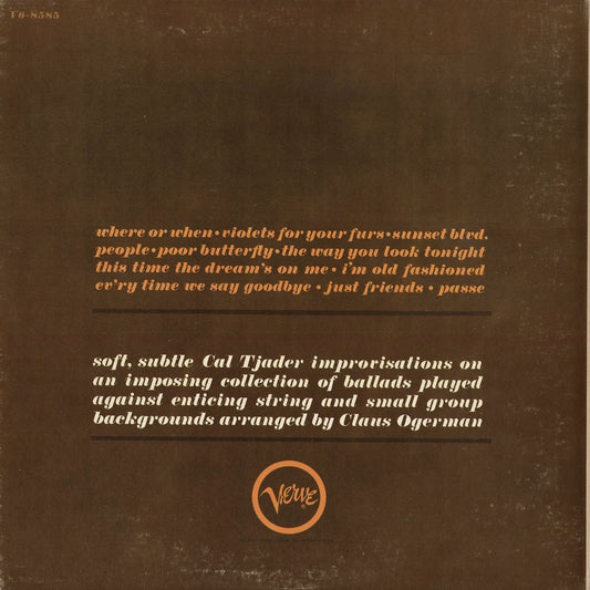 Cal Tjader - Warm Wave (SMAS-90714) 1964 US Verve-MGM｜中古LP