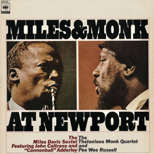 Miles Davis / Thelonious Monk - Miles & Monk At Newport (15AP 541) 1977 JPN CBS/Sony｜中古LP