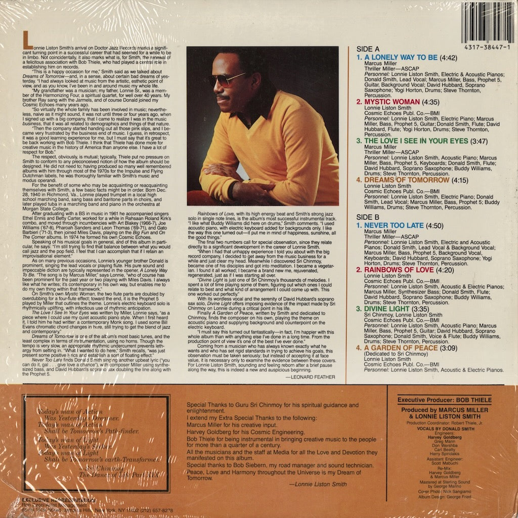 Lonnie Liston Smith / ロニー・リストン・スミス / Dreams Of Tomorrow (FW 38447)