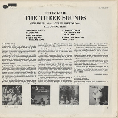 The Three Sounds / スリー・サウンズ / Feelin' Good (BST 84072) US Blue Note Liberty 青黒Lbl.