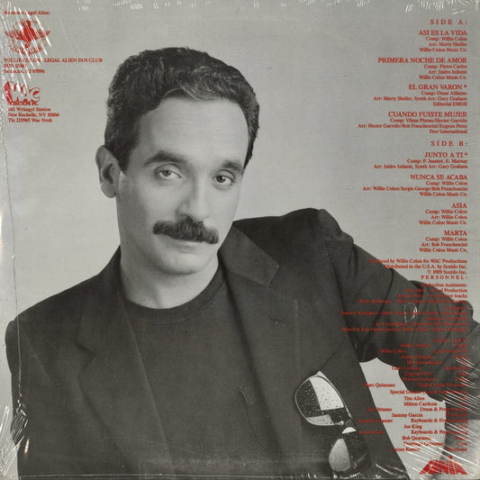 Willie Colon - Top Secrets / Altos Secretos (JM 655) LP 1989 US Fania｜中古LP 未開封シールド