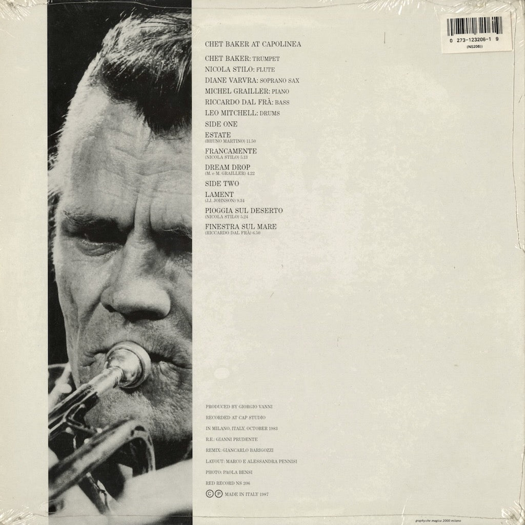 Chet Baker - At Capolinea (NS206) LP 1987 Italy Red Record｜中古LP 未開封シールド