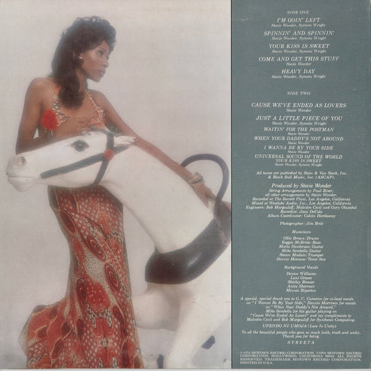 Syreeta - Stevie Wonder Presents Syreeta (M6-808S1) LP 1974 US Motown｜中古LP
