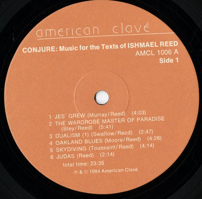 Conjure / コンジュア / Music For The Text Of Ishmael Reed (AMCL1006)
