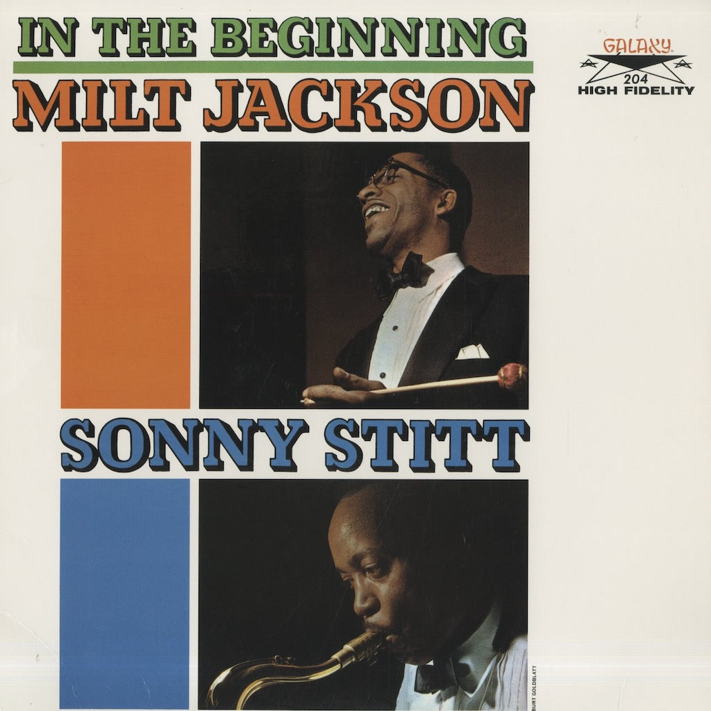 Milt Jackson & Sonny Stitt / ミルト・ジャクソン＆ソニー・スティット / In The Beginning (OJC-1771)