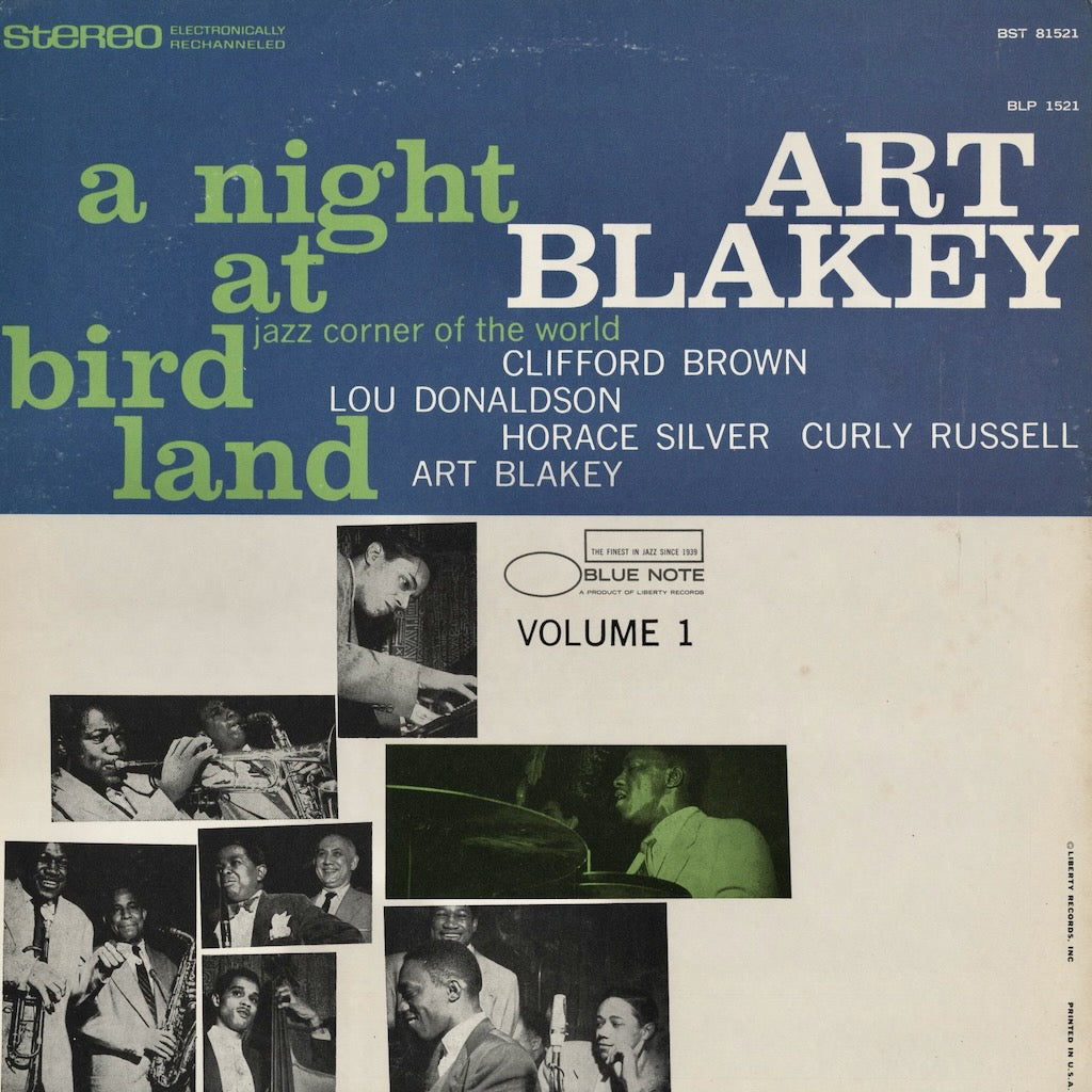 Art Blakey - A Night At Birdland Volume 1 (BST 81521) 1972 US Blue Note｜中古LP