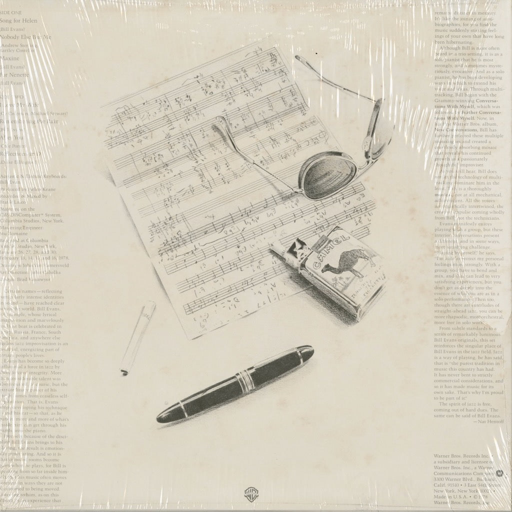 Bill Evans - New Conversations (BSK 3177) 1978 US Warner Bros｜中古LP