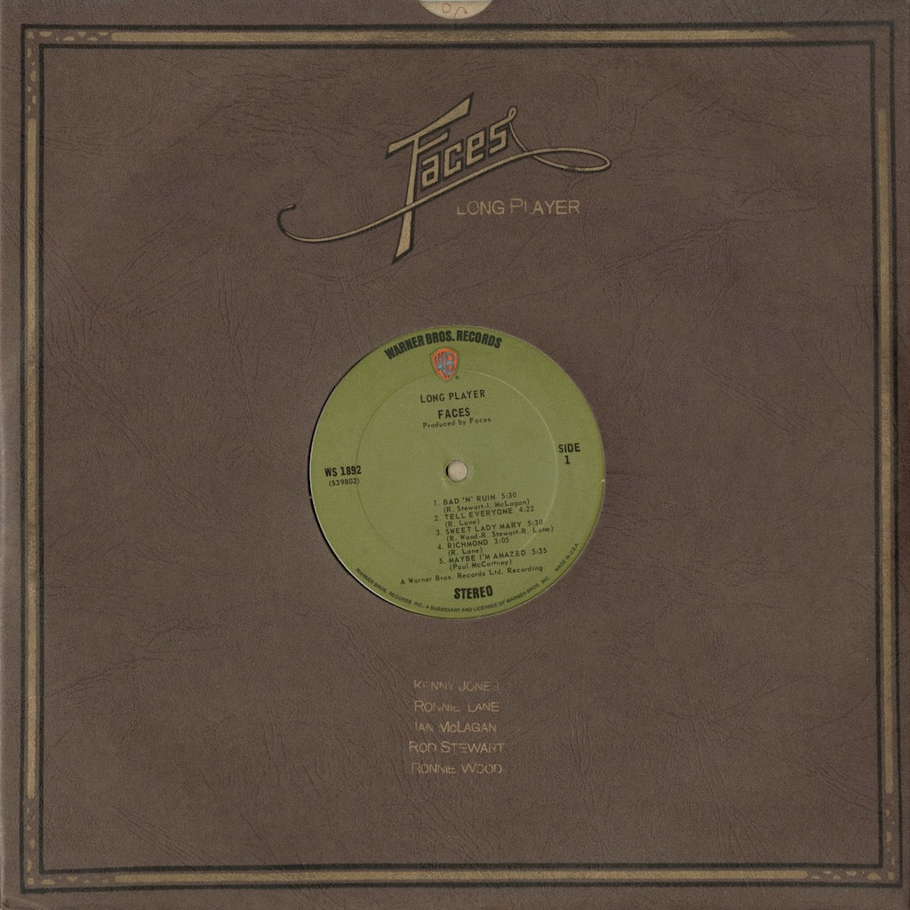 Faces / フェイセズ / Long Player (WS 1892)